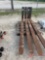 SET OF (2) TELEHANDLER FORKS