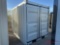 7' X 9.5' OFFICE CONTAINER W/ WALK THROUGH DOOR, & WINDOW