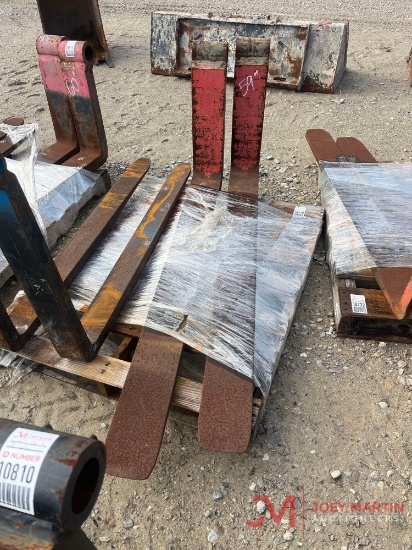 SET OF (2) TELEHANDLER FORKS