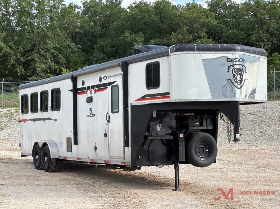 BISON RANGER GOOSENECK HORSE TRAILER