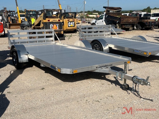 NEW 2023 MISSION 2.0 ALUMINUM UTILITY TRAILER