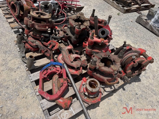 VARIOUS RIDGID PIPE THREADING AND CUTTING TOOLS