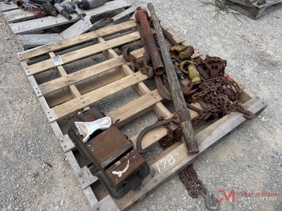 CONTENTS OF PALLET TOOLS, CHAINS, PTO SHAFTS