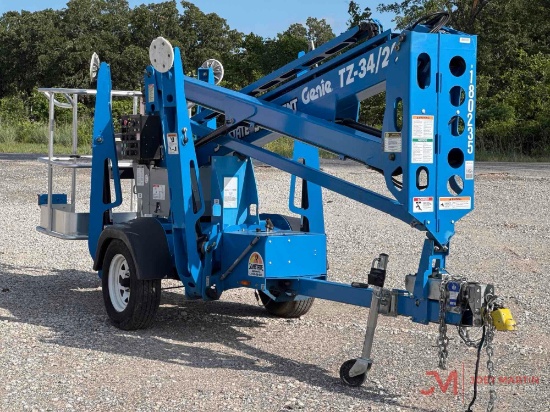 2019 GENIE TZ-34 TOWABLE ELECTRIC BOOM LIFT