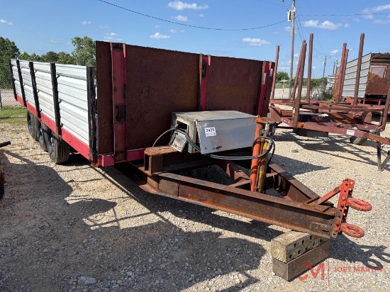 METAL TRI-AXLE 8'X18' DUMP TRAILER