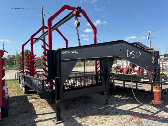 2013 A1 CUSTOM TRAILER MONORAIL OIL FIELD GOOSENECKTRAILER