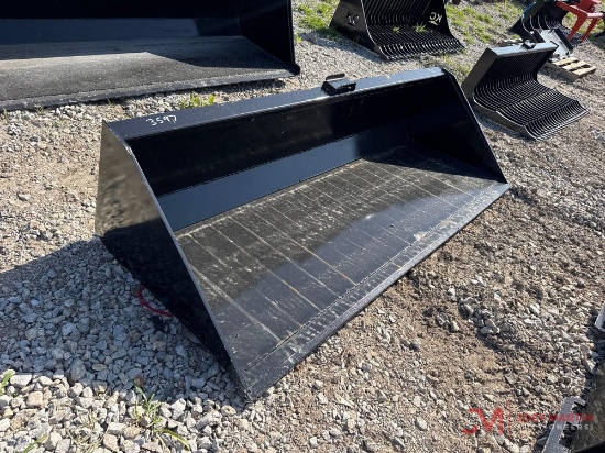 NEW 90" SMOOTH BUCKET SKID STEER ATTACHMENT