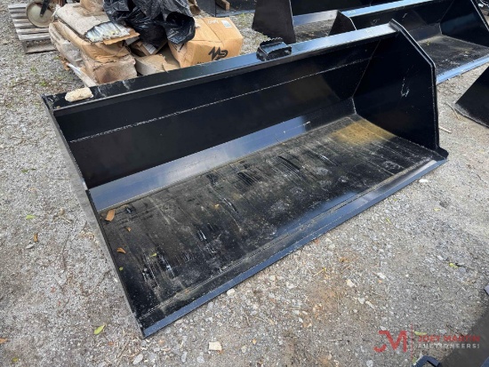 NEW 84" HIGH CAPACITY SMOOTH BUCKET SKID STEER ATTACHMENT