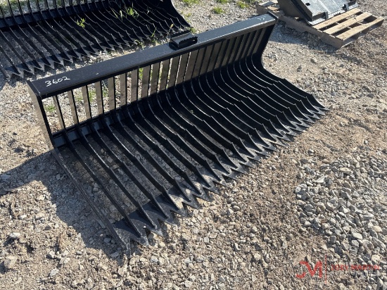 NEW 72" ROCK BUCKET SKID STEER ATTACHMENT