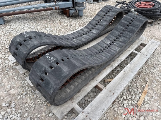 (2) RUBBER TRACKS