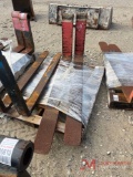 SET OF (2) TELEHANDLER FORKS