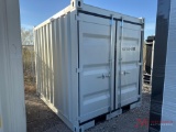7' X 9.5' OFFICE CONTAINER W/ WALK THROUGH DOOR, & WINDOW