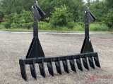 (1)NEW/UNUSED M5 EXTREME DUTY CRAWLER DOZER 11' HANG ON RAKE (D600/132-11)