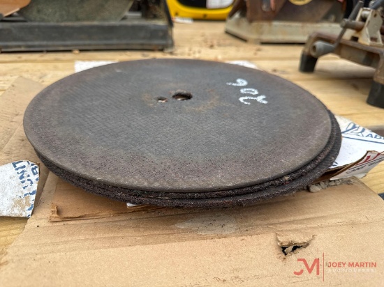 MULTIPLE 13" CHOP SAW BLADES