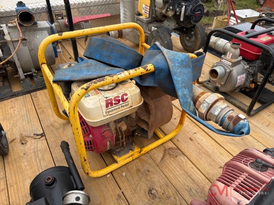 TRASH PUMP WITH HONDA GAS ENGINE