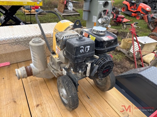 WACKER NEUSON PD3 TRASH PUMP WITH HONDA GAS ENGINE
