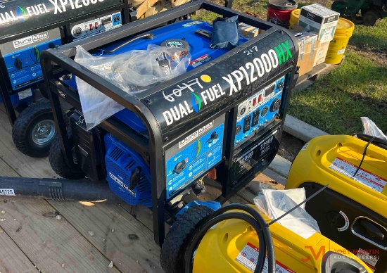 NEW/UNUSED DURO MAX DUAL FUEL XP12000HX PORTABLE GENERATOR