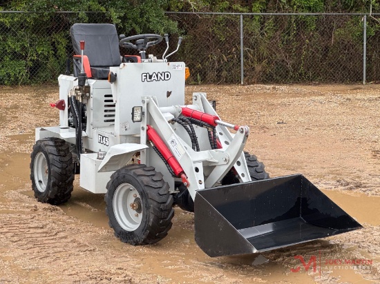 FLANDFL45 MINI RUBBER TIRE LOADER