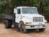 2000 INTERNATIONAL S/A 4700 FLATBED DUMP TRUCK