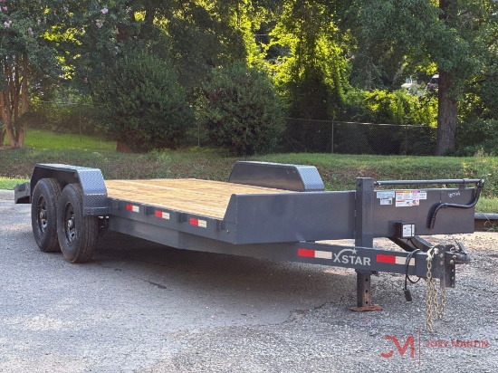 2025 X-STAR LOW-PRO SINGLE WHEEL TANDEM AXLE EQUIPMENT TRAILER