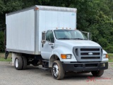 2008 FORD F-650 XL SUPER DUTY BOX TRUCK