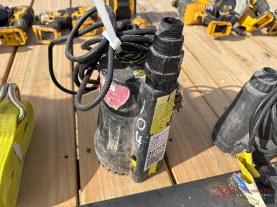 UTILITEC 1/3HP SUBMERSIBLE ELECTRIC PUMP