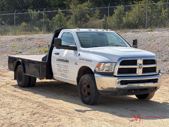 2016 RAM 35OO SLT HEAVY DUTY FLATBED PICKUP TRUCK