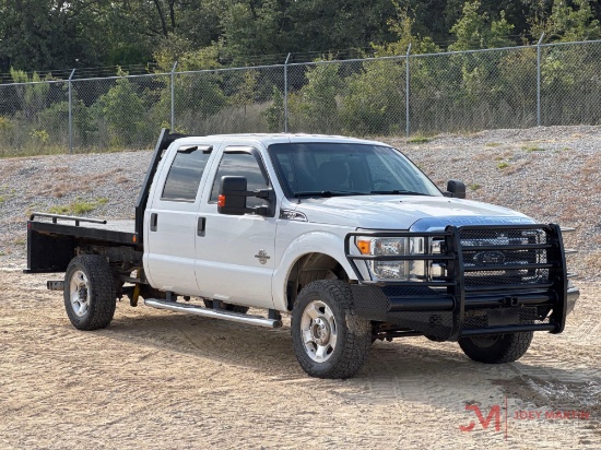 2012 FORD F-350 XLT FLATBED TRUCK