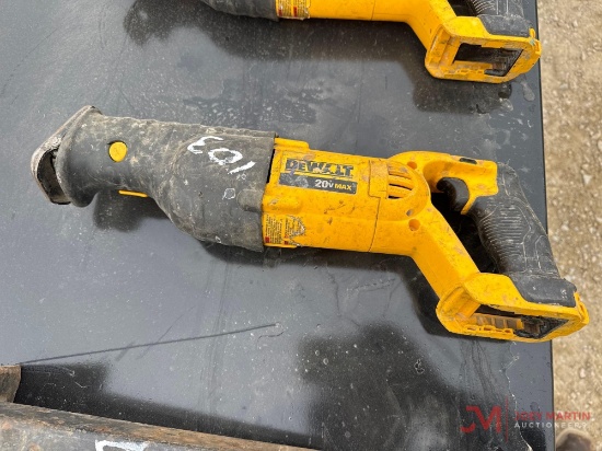(1) DEWALT 20V RECIPROCATING SAW (NO BATTERY)