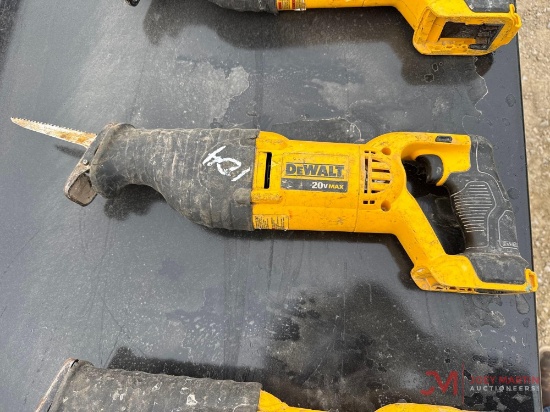 (1) DEWALT 20V RECIPROCATING SAW (NO BATTERY)