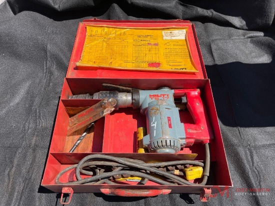 Hilti Electric Hammer Drill With Case