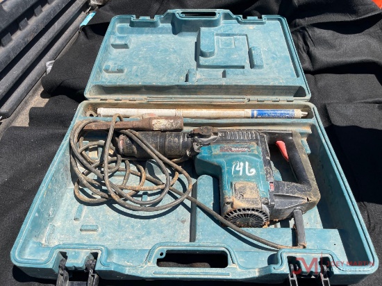 Makita Electric Hammer Drill With Case