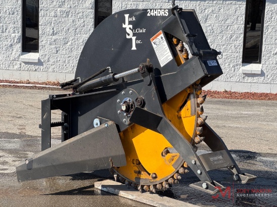 Erskine 24hdrs Heavy Duty Rock Saw Skid Steer Attachment