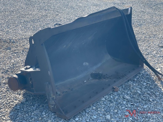 Cat Hydraulic Side Dump Bucket Skid Steer Attachment