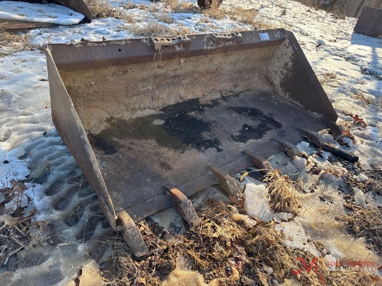 68" Tooth Bucket Skid Steer Attachment
