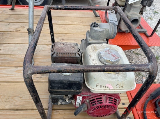 Tsurumi 3" Trash Pump, Honda Gas Powered Engine