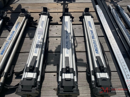 3 Survey Tripods