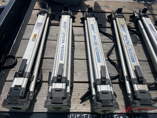 4 Survey Tripods