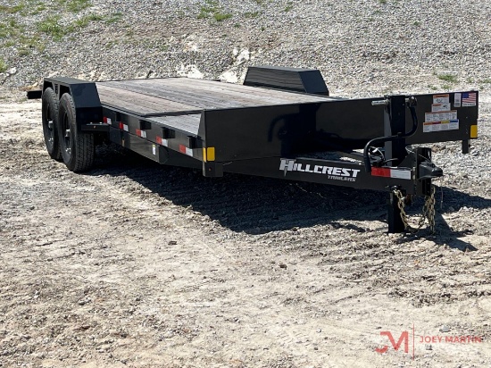 (New) 2025 Hillcrest 22' Tilt Trailer