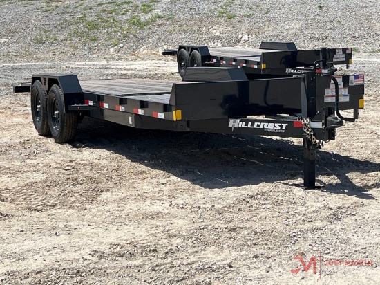 (New) 2025 Hillcrest 22' Tilt Trailer