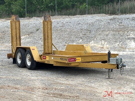 2018 Felling 80" X 16' T/A Equipment Trailer
