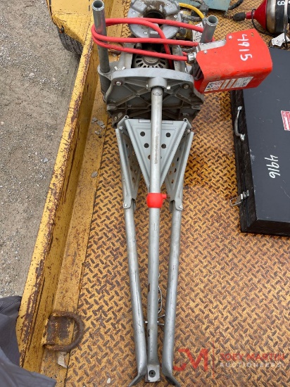 Ridgid 300 Pipe Threader With Ridgid Tri-Pod Stand