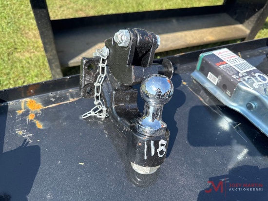 (1) BOLT ON PINTLE HITCH W/ 2 BALL