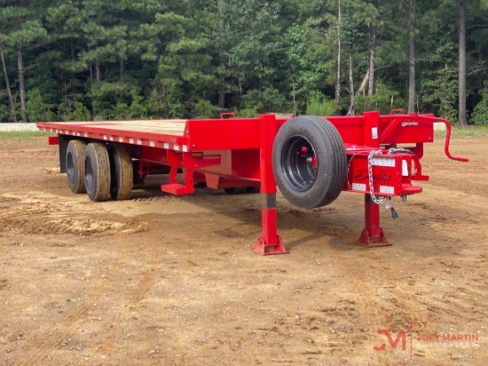 2026 DELTA 26' X 8' HYDRAULIC TILT TRAILER, VIN; 4MWBT2624TN074638, GAWR 15,000 LBS, GVWR 30,000