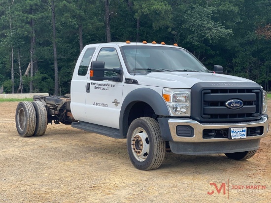 2016 FORD F-550 XL SUPER DUTY CAB & CHASSIS TRUCK