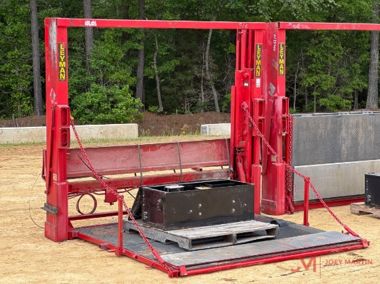 (1) 2007 LEYMAN FDC65RM HYDRAULIC LIFT GATE