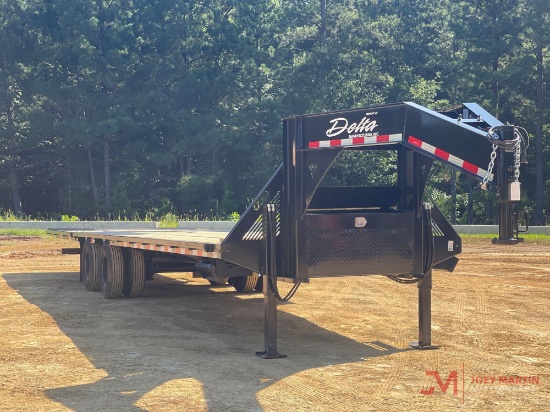 NEW 2026 DELTA HYDRAULIC TAIL GOOSENECK TRAILER