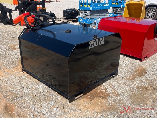 NEW X-STAR 250 GAL FUEL TRANSFER TANK W/ ELECTRIC PUMP