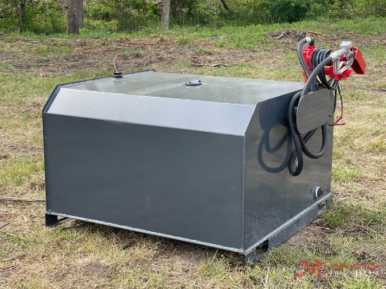 NEW X-STAR 250 GAL FUEL TRANSFER TANK W/ ELECTRIC PUMP