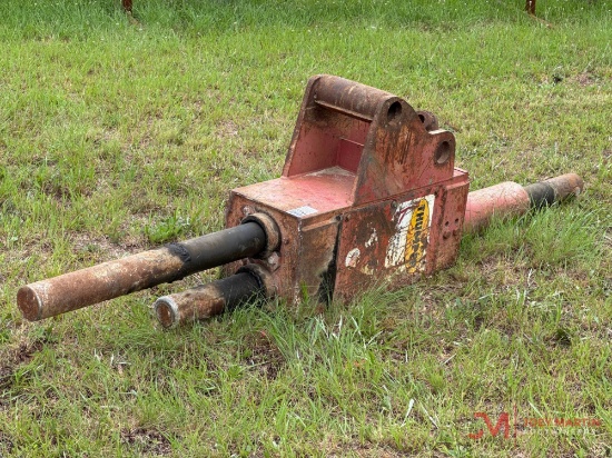 Spring Actuated Concrete Breaker Excavator Attachment